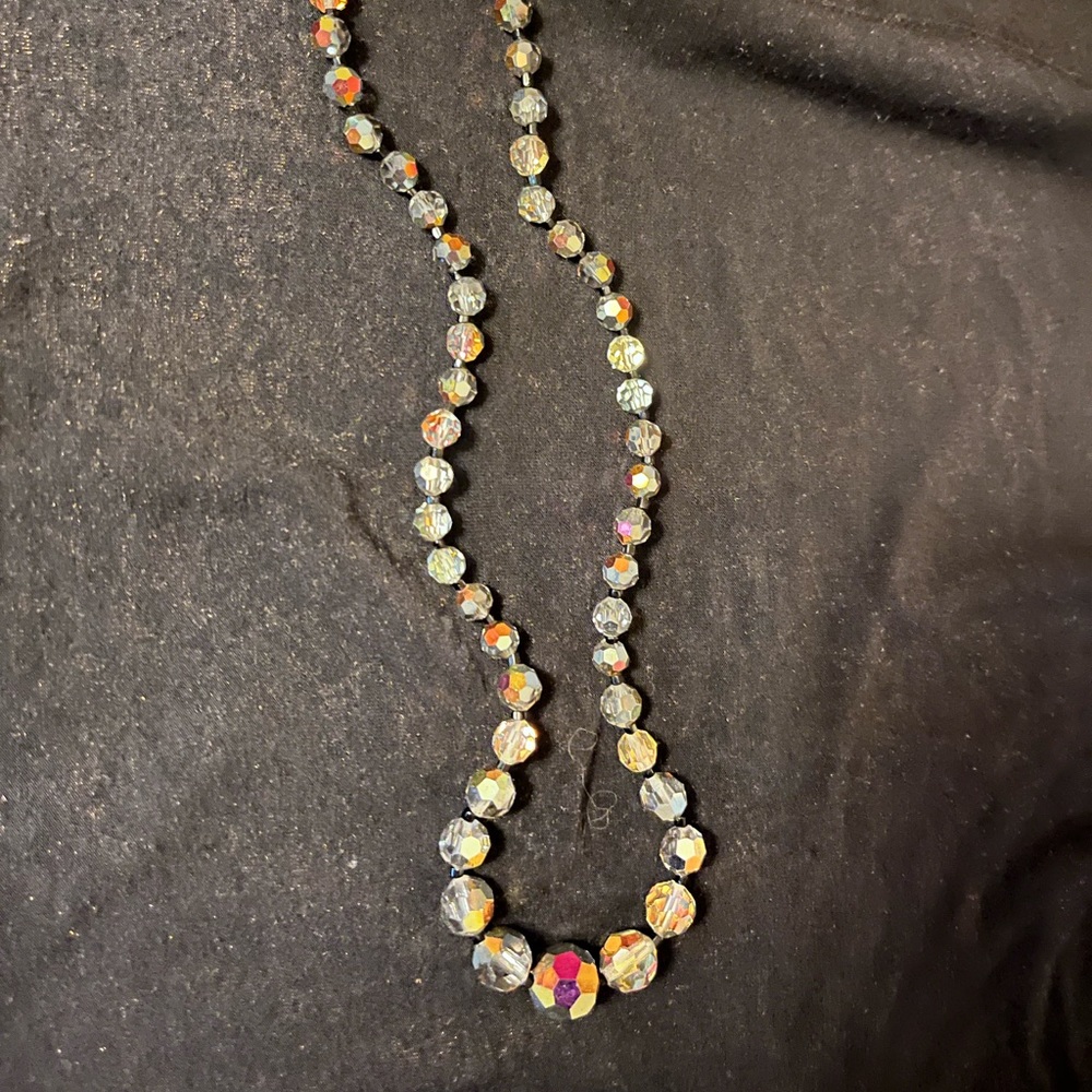 Faceted necklace, vintage